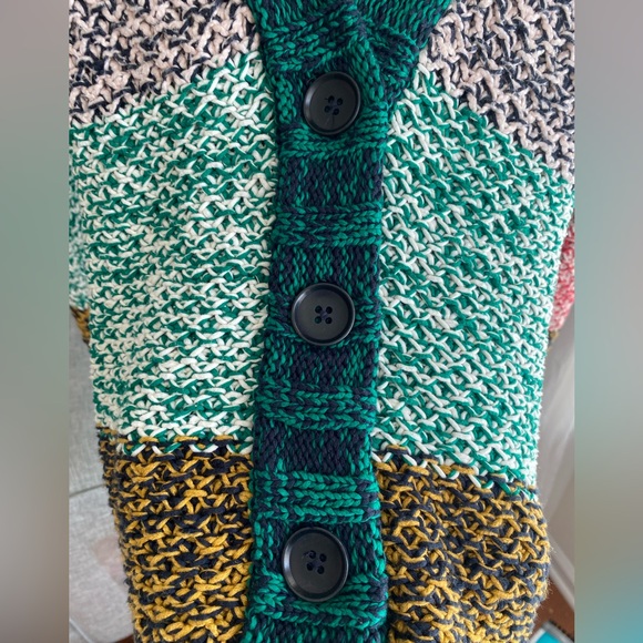 NWOT | Anthropologie | Maeve | Harmony Knit Cardigan | Botton Down | Striped | M - Picture 4 of 10